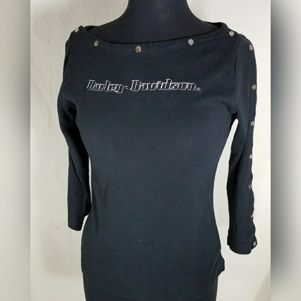 Harley-Davidson Long Sleeve Shirt With Snaps